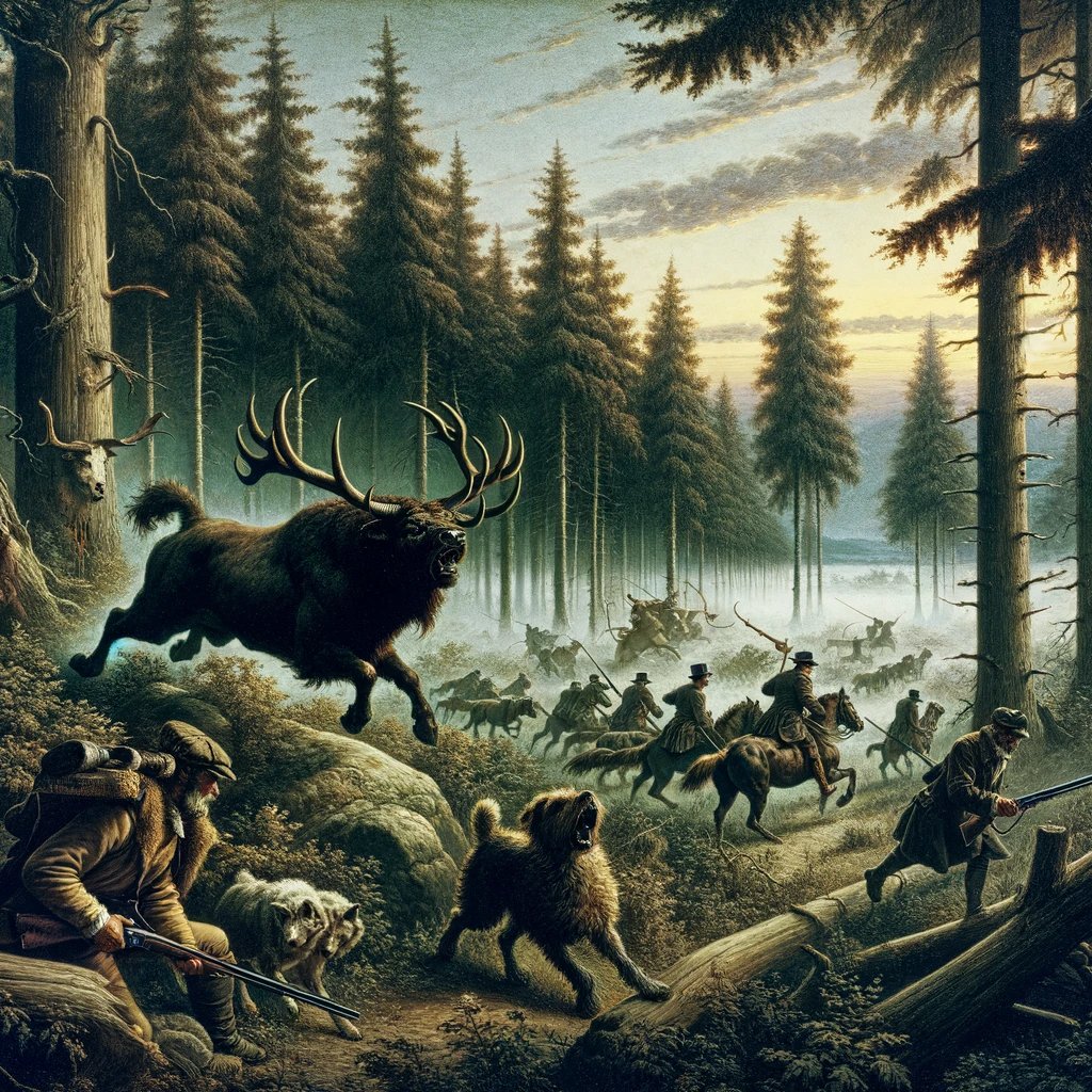 CK_KNG's tweet photo. Autumn: Allegro (3
The hunters emerge at the new dawn,
And with horns and dogs and guns depart upon their hunting
The beast flees and they follow its trail;
Terrified and tired of the great noise
Of guns and dogs, the beast, wounded, threatens
Languidly to flee, but harried, dies https://t.co/Nctvk0veGf