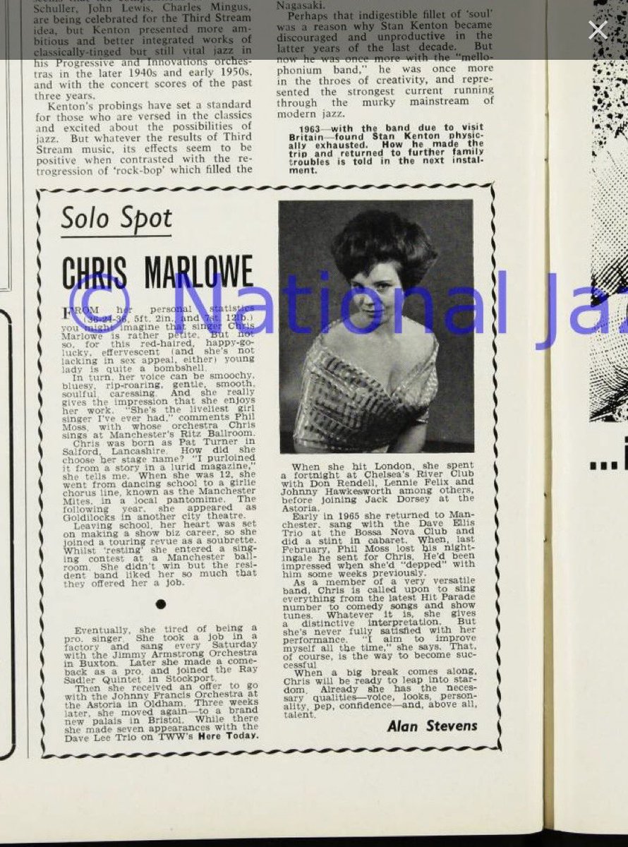 StudentTeaching's tweet photo. @maxbeesley7 piece on yer ma from Crescendo jazz mag ( not that kind) from 1965 https://t.co/SkXz6rnjbU