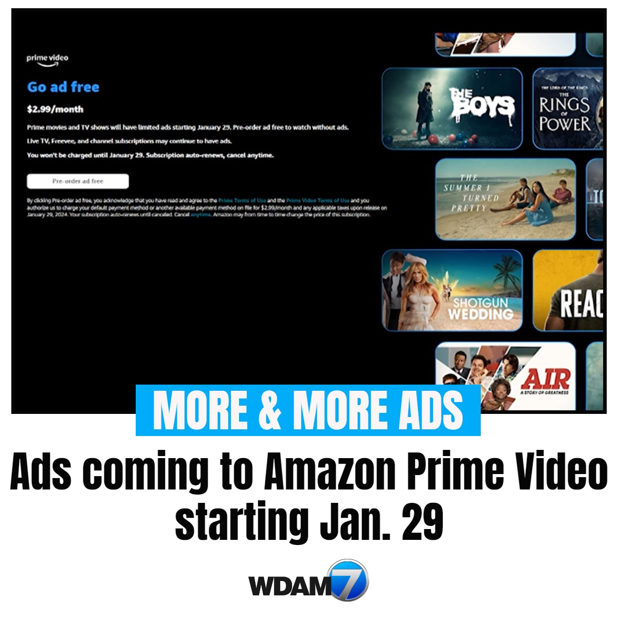 Prime Video Users Will Have to Pay Extra to Avoid Ads Coming in 2024