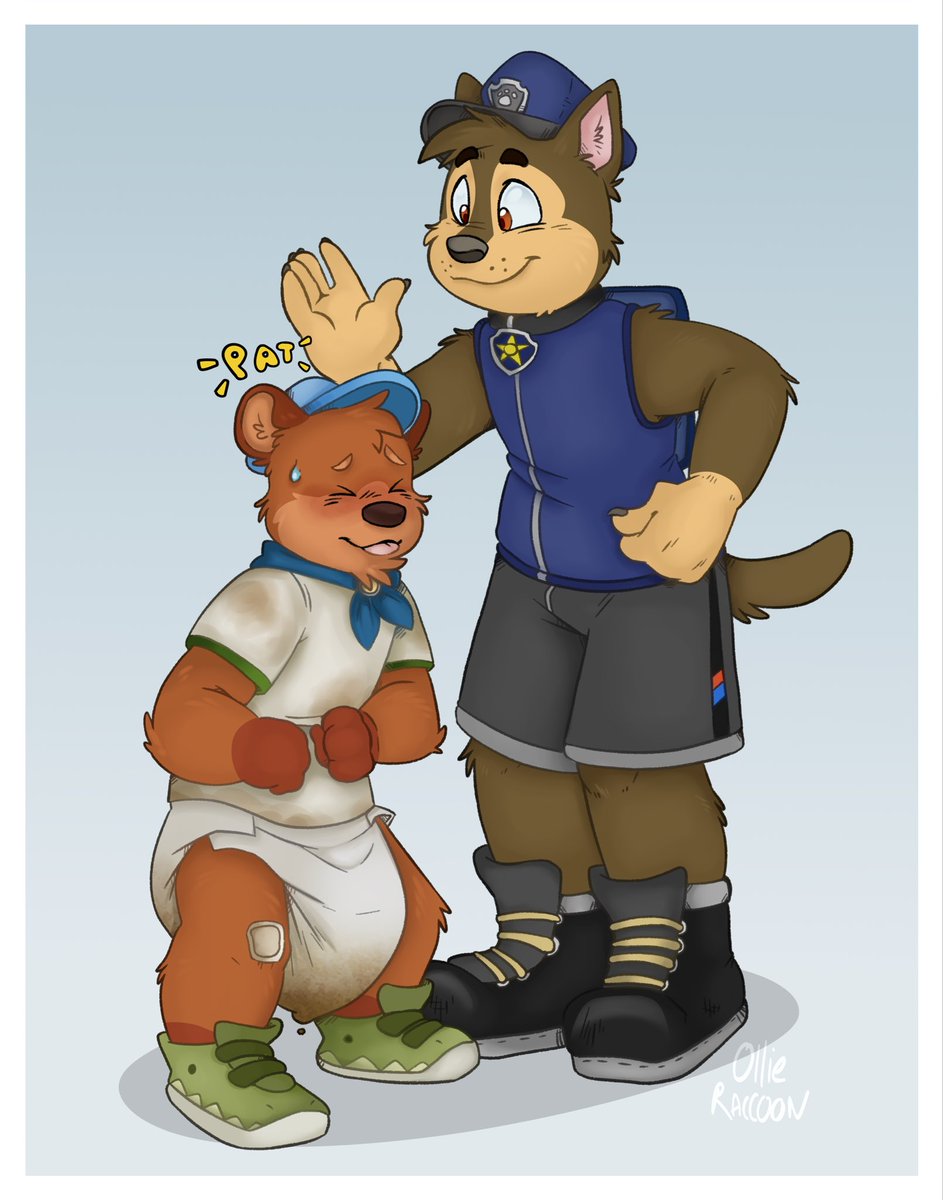 Lupinebear's tweet photo. Chase says I'm not qwuit  weady to be a paw pawtwollew but I'd make an excellent juniow pawtwollew
Amazing piece @OllieRaccoon https://t.co/8DRLcLuIzH