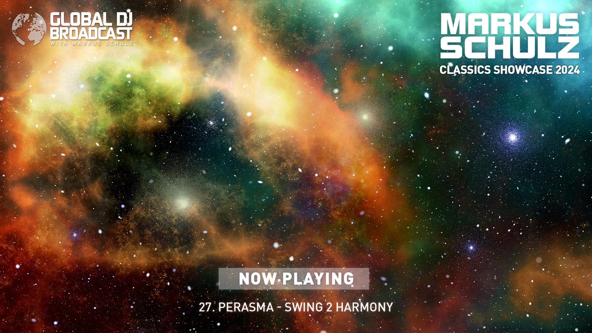 MarkusSchulz's tweet photo. 27. Perasma - Swing 2 Harmony #gdjb #classicsshowcase

https://t.co/X9Lj9c73Wi https://t.co/aCKd673w6U