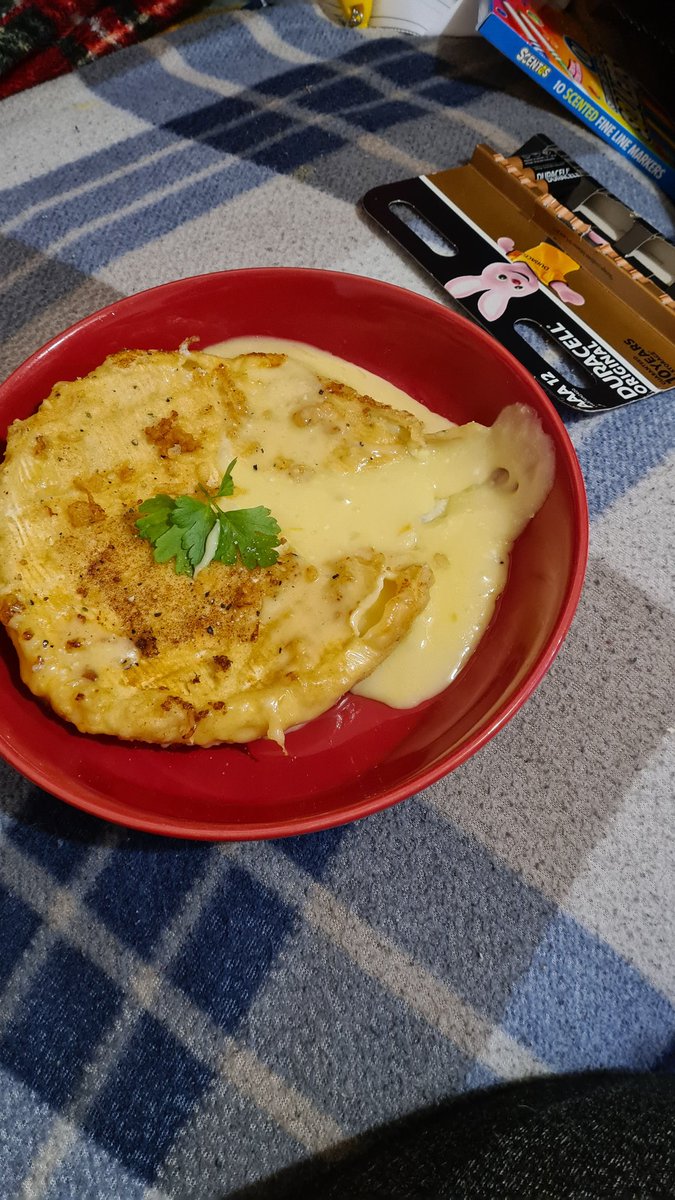 This is a chicken fried camembert