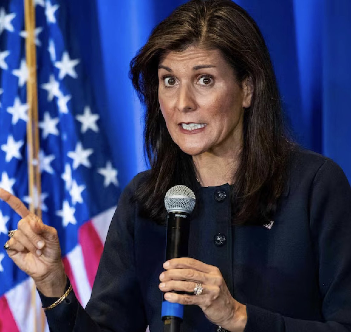 OccupyDemocrats's tweet photo. BREAKING: MAGA presidential candidate Nikki Haley cooks up a truly insane excuse for refusing to admit that the American Civil War was about slavery — and tries to somehow blame Democrats for her huge blunder.

This is about as pathetic as it gets...

It all started at a town hall event on Wednesday in New Hampshire when Haley was asked what she thought the specific cause of the American Civil War was.

As anyone with even an elementary school education knows, the Civil War was about slavery. Specifically, the southern states wanted to hold onto their "peculiar institution" that formed the economic backbone of their cruel system. 

Rather than state this undeniable fact — which would have risked alienating the white nationalist voting bloc within the Republican Party — Haley cowardly stated that war was really about "how the government was going to run."

"I think it always comes down to the role of government and what the rights of the people are," she said. "And I will always stand by the fact that I think government was intended to secure the rights and freedoms of the people."

The backlash was widespread and immediate. Early this morning, Haley attempted some damage control. 

"Well, two things on this track. I mean, of course, the Civil War was about slavery. We know that, that’s the easy part of it," Haley said on the Pulse of NH — News Talk Radio Network. 

"What I was saying was, what does it mean to us today?" she went on. "What it means to us today is about freedom. That’s what that was all about. It was about individual freedom. It was about economic freedom. It was about individual rights. Our goal is to make sure, no, we never go back to the stain of slavery."

Proving that she is just as conspiracy-addled and brain poisoned as the rest of the MAGA movement, she then tried to shift the blame for her craven remarks to her political enemies.

"It was definitely a Democrat plant," claimed Haley. "That’s why I said, what does it mean to you? And if you notice, he didn’t answer anything. The same reason he didn’t tell the reporters what his name was."

Is that so Nikki? Is the Democrat plant in the room with us right now?

This woman is utterly spineless. She is willing to cater to the worst elements of her party to gain votes and she must be denied the White House.

Please retweet and ❤️ if you will NOT be voting for Nikki Haley — and consider joining the growing exodus to Tribel, a new pro-democracy social network that is exploding in popularity because Twitter and Facebook are trying to stop its growth — which is only making Tribel grow even faster. Please follow us on Tribel to get all of our breaking news alerts sent straight to your phone or computer by clicking the following link: https://t.co/HnJzSKjCwX