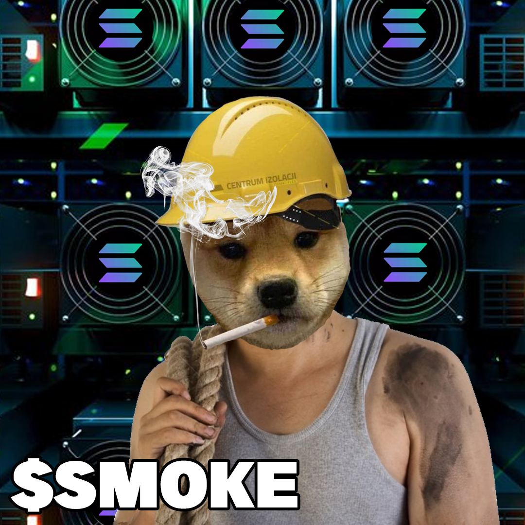 SmokingDogOnSol's tweet photo. $SMOKE it all the way to death
#SmokingDog #Solana https://t.co/bDifgZjL3G