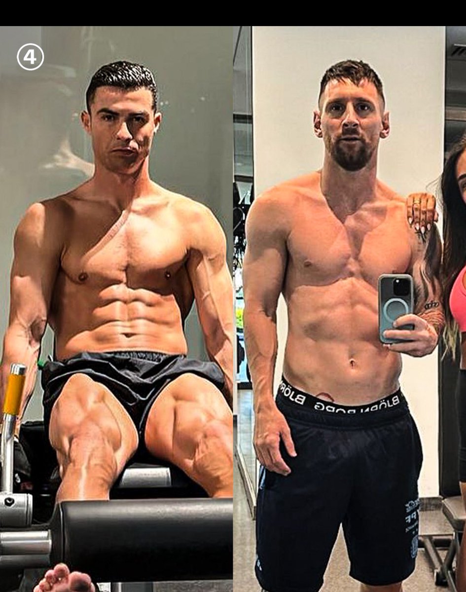 IsmailDesh1107's tweet photo. They keep going 💪🤩
#Messi𓃵 #Ronaldo𓃵 #CheCry #FitnGoals https://t.co/YEcyyysDJA