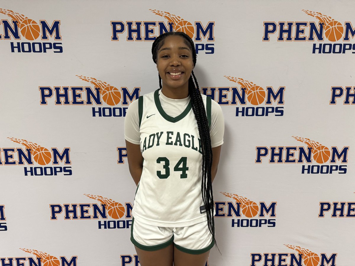 5’11 ‘25 Amani Williams (Smith) has obvious appeal as a college prospect. Possesses great size and strength. Utilizes her body very well around the basket to secure position. Good passer and rebounder #PhenomGateCity