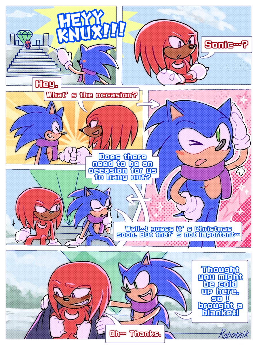 papyrusisdabest's tweet photo. Gift-giving ….🎄
{ #sonic #sonknux mini comic} https://t.co/22U5ZF0yuy