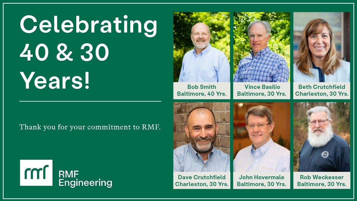 rmfengineering's tweet image. Join us in celebrating the achievements of these exceptional longstanding RMF employees, who have reached 40 and 30 years of service at #rmfengineering this year!
#rmf #engineering #anniversary #thankyou #30years #40years