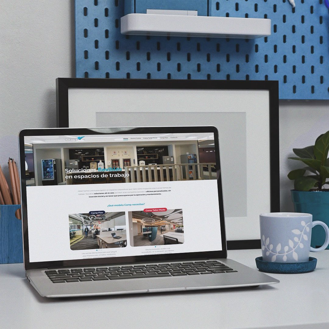 P3DesignAgency's tweet photo. Nuevo sitio Web para Camp, una nueva opción en espacios corporativos que nace como respuesta a las nuevas formas de trabajo. Con soluciones all-in-one que permiten a las compañías acceder a oficinas personalizadas, sin inversión inicial y sin tener que preocuparse por demás. https://t.co/ZNsBw3UT7O