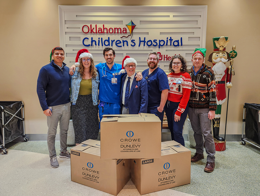 Bravo to our attorneys and staff for quickly coming together last week to provide toys and cash donations to help @Okla_Childrens stock up on toys for the holidays. Thank you for your generous and thoughtful donations benefiting the kids at Childrens Hospital!