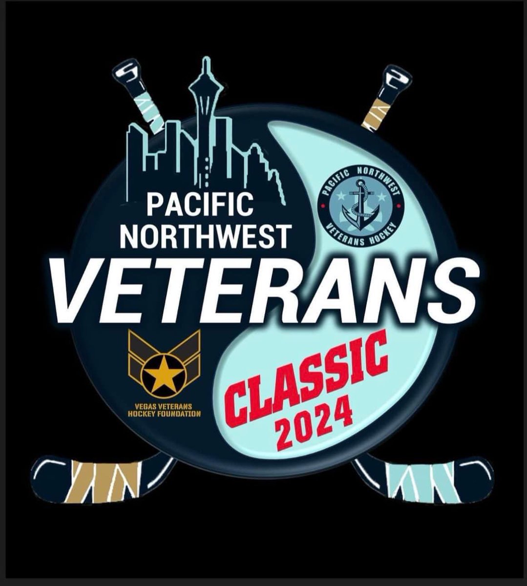 VVHFoundation's tweet photo. Game Day!!! Puck drops at 5:30pm at the Kraken Community Iceplex for the inaugural Veterans Classic.  @NHL https://t.co/DXsCWWginm
