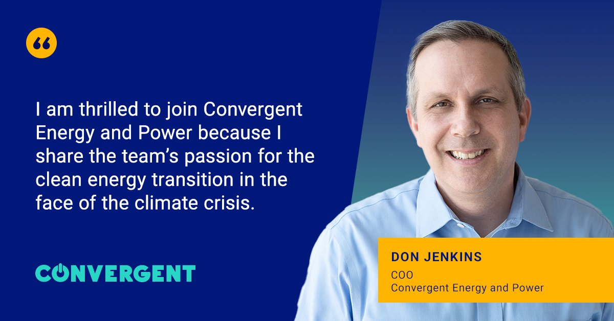Get to know Convergent's Chief Operating Officer, Don Jenkins!🎉 With over a decade of #EnergyStorage industry expertise, Don's journey includes successful roles within and beyond the sector. Explore more about Don in our staff spotlight here: hubs.li/Q02dTbFy0