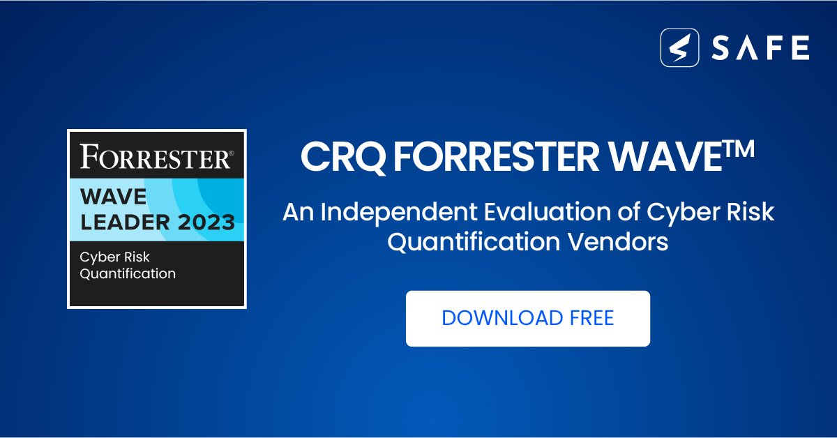 SafeCRQ's tweet image. We bought the report...so you don’t have to! Get your complimentary copy of the #CyberRiskQuantification @forrester Wave: safe.security/forrester-wave…

In its first-ever CRQ wave, @Forrester analyzes leading vendors &amp;amp; solutions to help you choose the right one.

#cybersecurity #risk