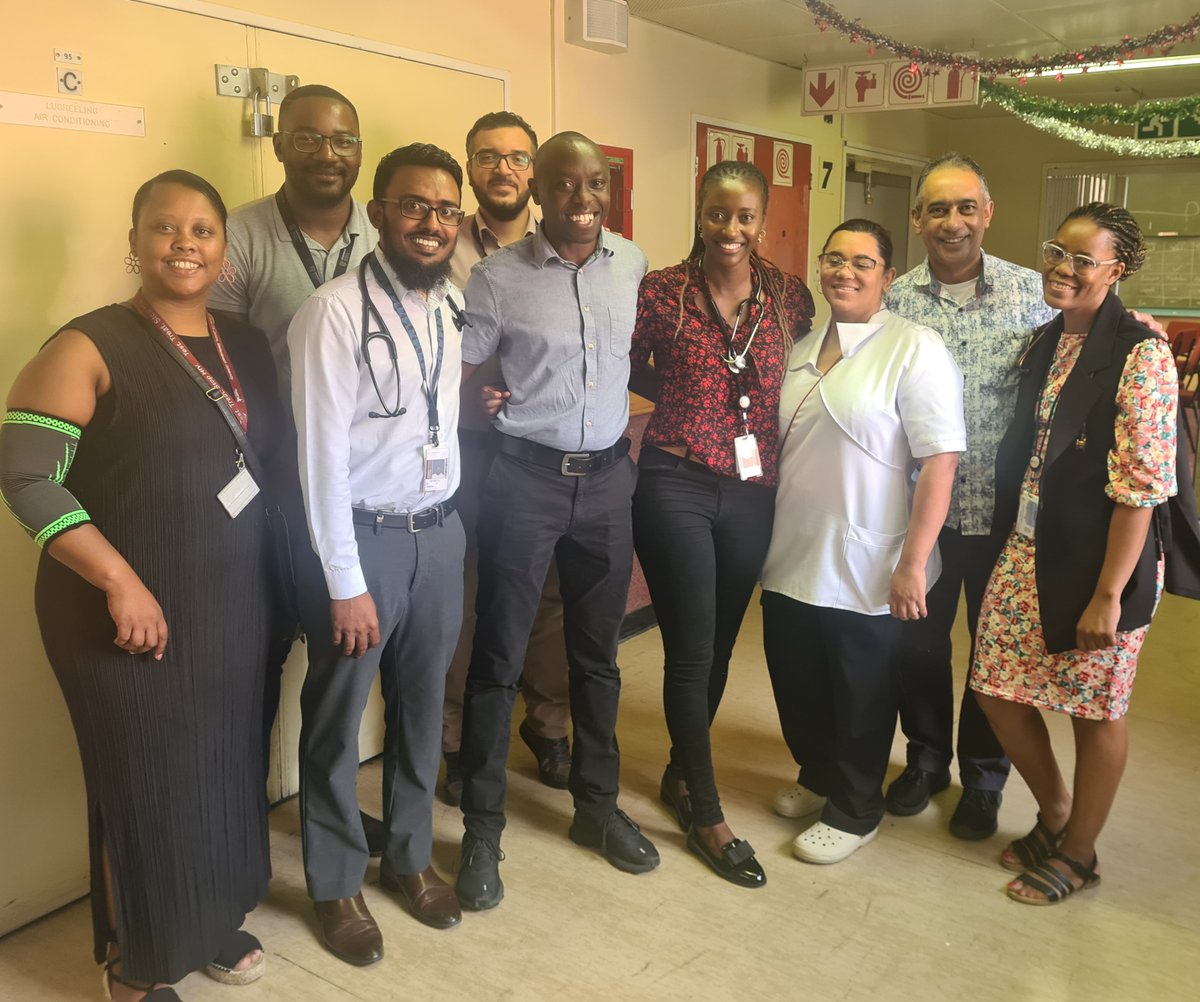 Razeen Davids (@razeendavids) on Twitter photo Safe travels, Florentius! It was a real pleasure having you train with us. I know that you will make big contributions to Kenyan nephrology.
<a href="/AfricanAFRAN/">African Association of Nephrology (AFRAN)</a>
<a href="/StellenboschUni/">Stellenbosch University</a> Safe travels, Florentius! It was a real pleasure having you train with us. I know that you will make big contributions to Kenyan nephrology.
<a href="/AfricanAFRAN/">African Association of Nephrology (AFRAN)</a>
<a href="/StellenboschUni/">Stellenbosch University</a>