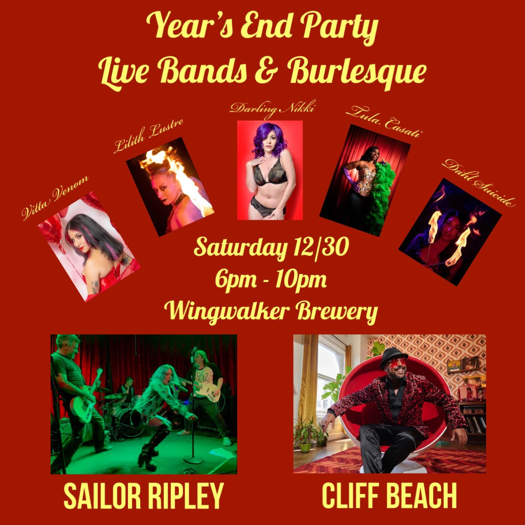 Year’s End Party starts at 5pm on Saturday December 30th, with a great opening band - @buhdihkuh

 #beernerd #beerlovers #brewery #craftbrew #craftbrewery #discgolf #livemusic #livemusicLA #LocalBreweryFun #CraftBeerAdventures #bandsLA #indierock #rap #rockcoverband