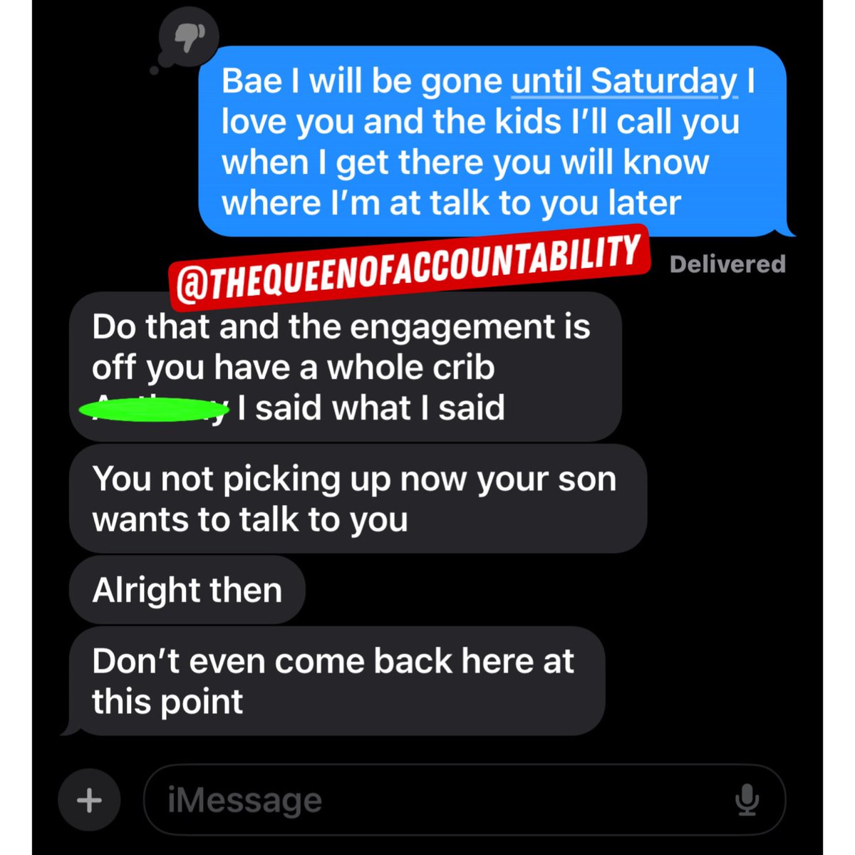 celebriD's tweet photo. All he asked for was a couple of days to himself. He has been working 14 hours a day for 6 weeks straight. He provides and made sure everyone got what they wanted for the holidays. A lot of men hold the weight of the world on their shoulders. I tell my male clients all the time to focus on their MENtal HEALth. You’re no good to anyone if you’re not addressing the stress in your life. She is definitely being selfish. Ladies, stop trying to control men. Allow them to have time to themselves to decompress. Some men need to be away from everything in order to reset. She assumed he was going to cheat and allowed her emotions to take over. He should definitely think twice before marrying her. If you’re like this now, it will only get worse. Thoughts?