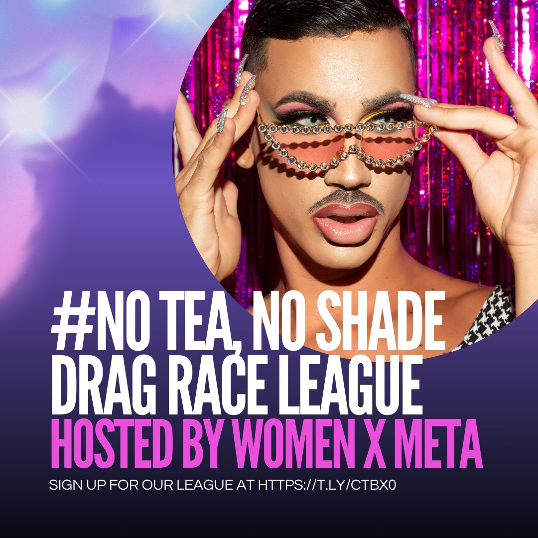 womenxmeta's tweet image. Let&apos;s have some fun!🌟✨Calling all Drag Race fans! 🏁✨

🎉 Join the Women X Meta #NoTeaNoShade Drag Race Fantasy League! 👑💖

🏆 Prizes, digital assets, and fierce connections await! 🌈💎

📆 Sign up at t.ly/ctbX0 to get access and make your picks to slay the…