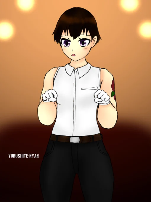 #きまぐれよその子ワンドロ資料2日目は濫花(らんか)で参加させていただきます〜。義を重んじる冥界のインテリ女極道で、極度のブラコンな二丁拳銃使いです。どうぞ…よろしく… 
