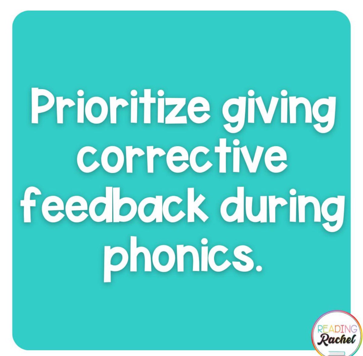 BenisonMrs's tweet photo. Kids need explicit feedback about both what they ARE doing well & what they are NOT doing well.

The longer we delay/withhold  the corrective feedback the more time we allow for these poor reading habits & patterns to become established in the brain making it harder for kids to abandon them.