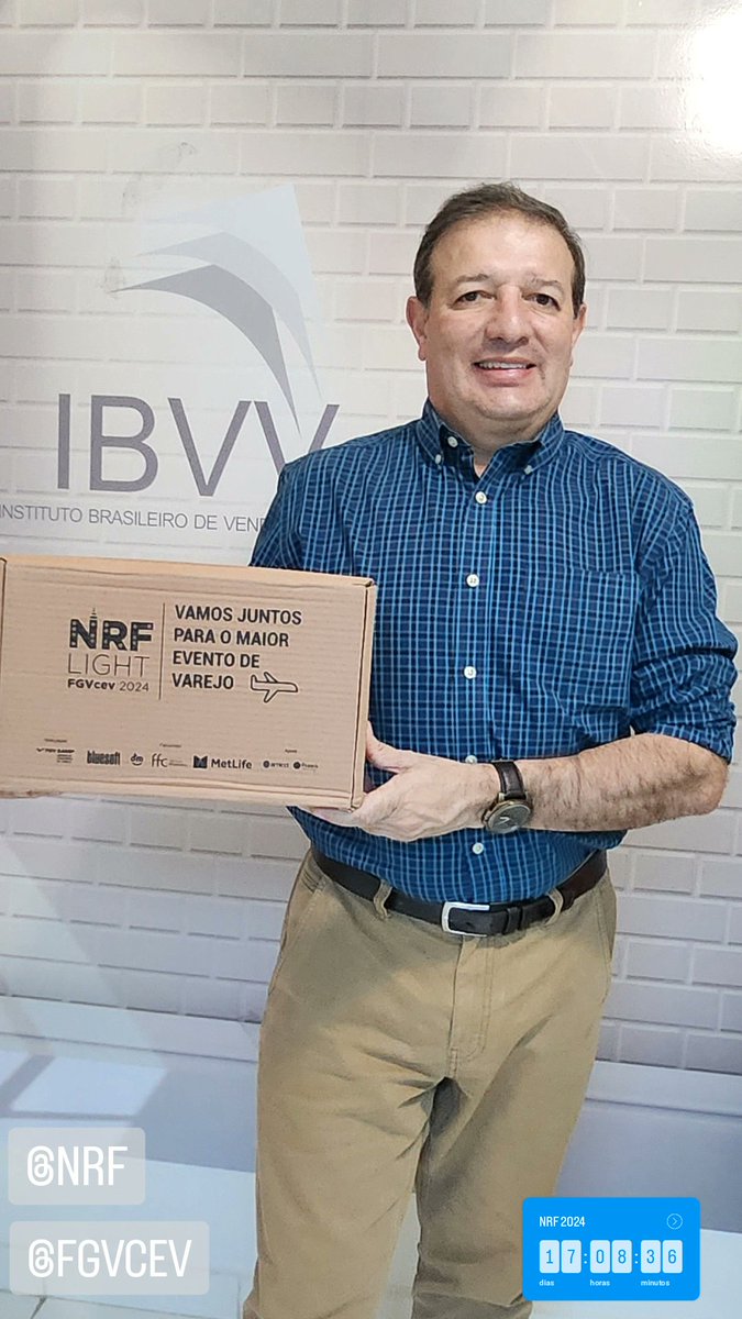MarceloSalum's tweet photo. NRF 2024...BORA ACOMPANHAR A GENTE ..instagram marcelo.salum https://t.co/0TG4OtTQLG