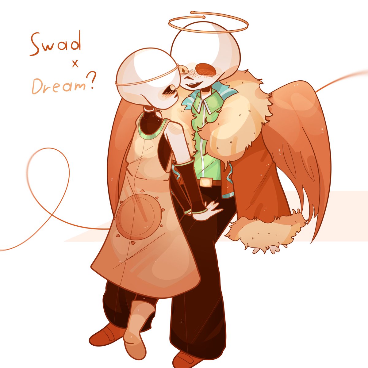 Maso_Kiit's tweet photo. Swad x Dream- cursed? Cursed. #SDdreamsans #Dreamsans #art #sanscest #dreamcest https://t.co/9dWYtgdN0u