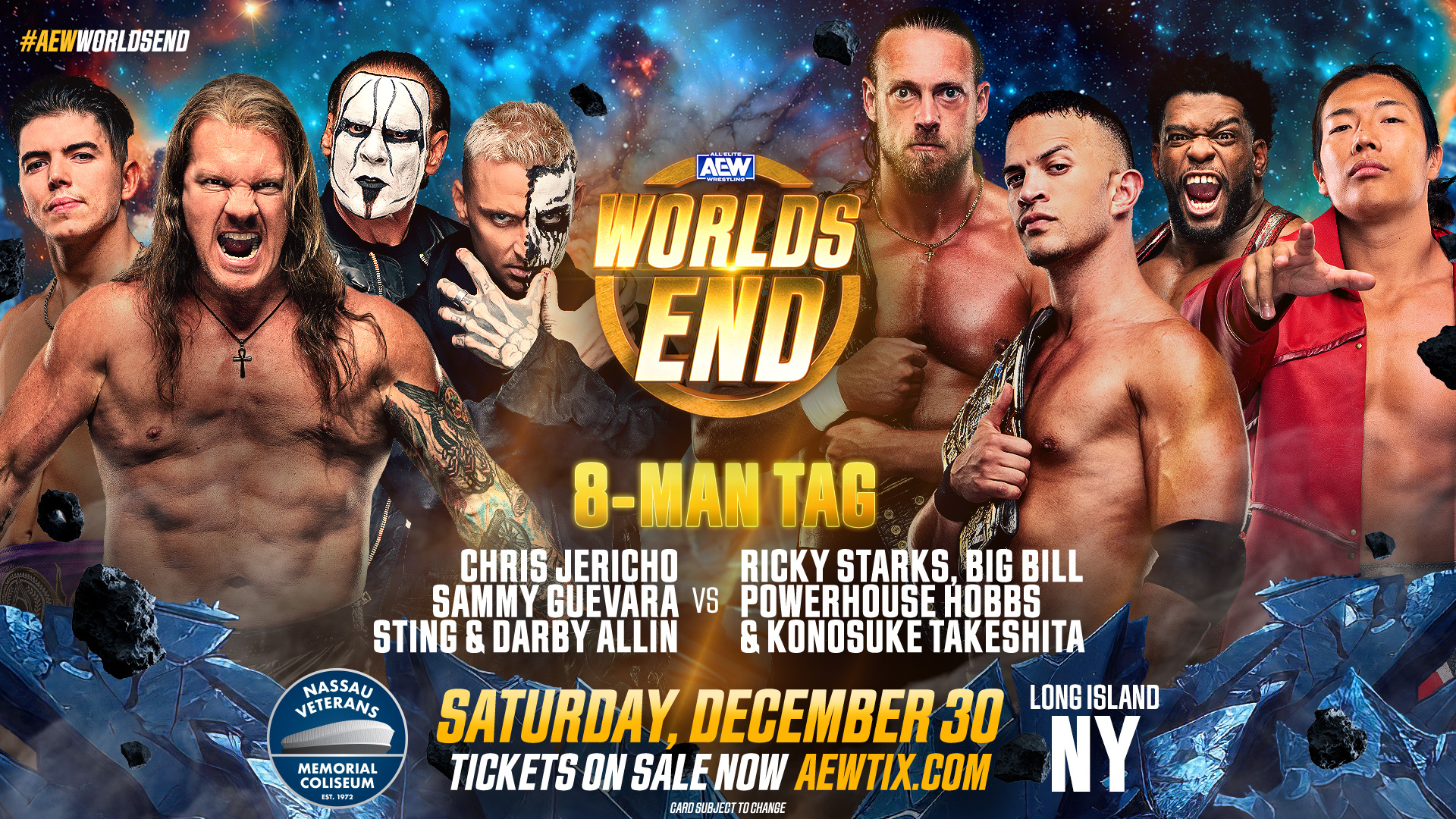 Carte de AEW Worlds End 2023 CatchNewz