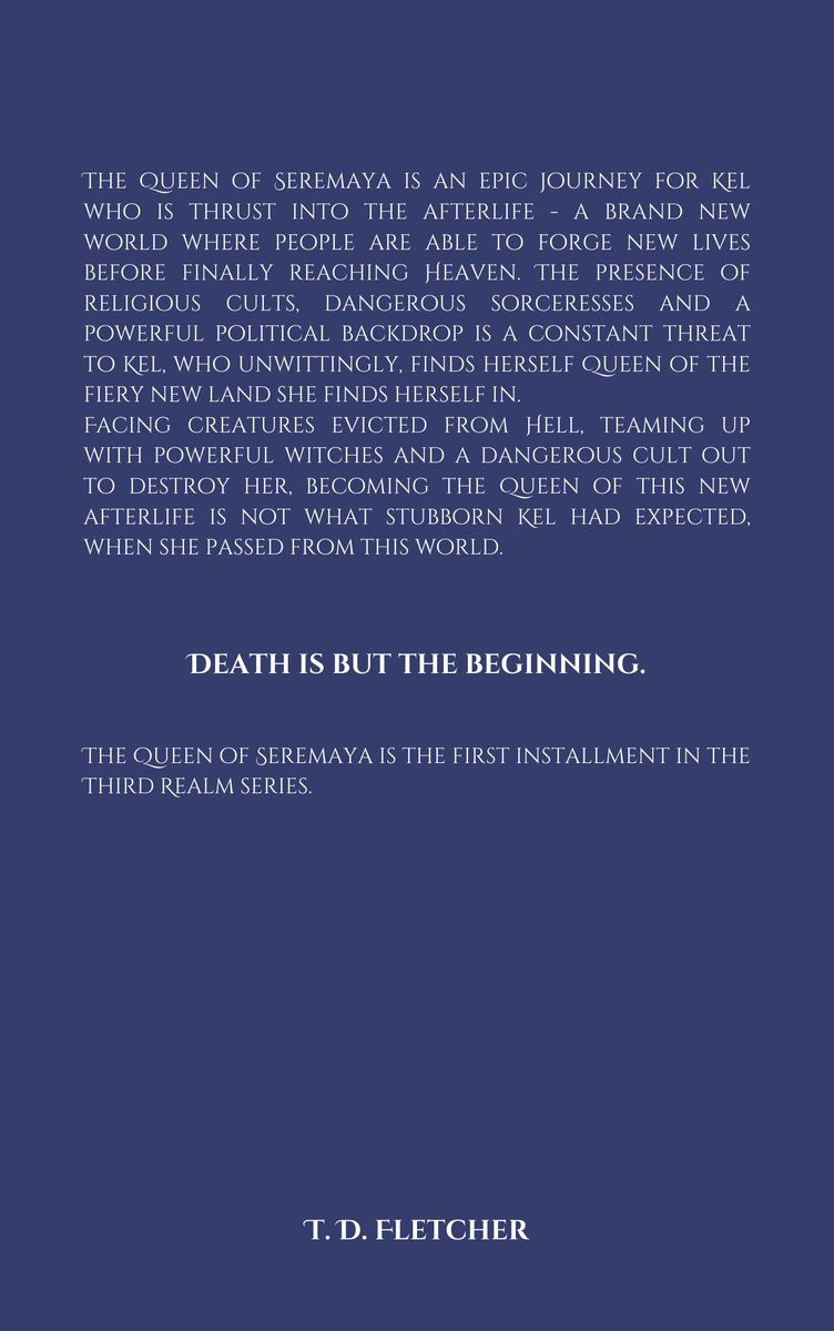 A hardcover edition of the Queen of Seremaya will be available soon, featuring a new cover for the hardback series only.

Available soon 👀⏳️

#TheQueenofSeremaya #DebutNovel #IndieAuthor