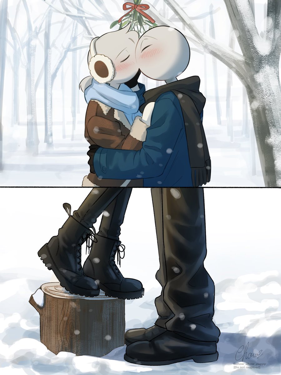 c2_puppy's tweet photo. Merry Christmas🎄🔔🤍
#YourBoyfriendGamefanart 
#YourBoyfriendGame https://t.co/xZ6o3mLL2g