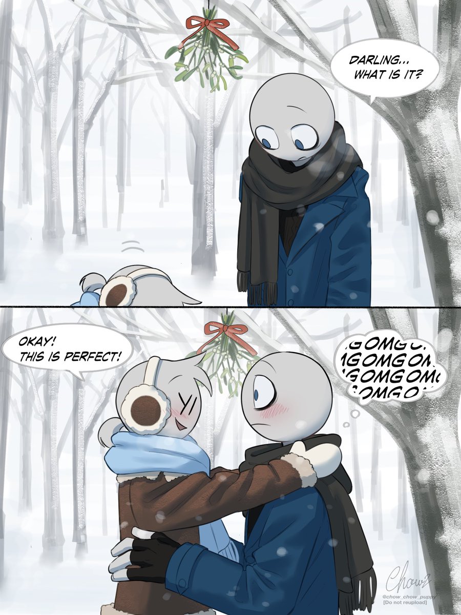 c2_puppy's tweet photo. Merry Christmas🎄🔔🤍
#YourBoyfriendGamefanart 
#YourBoyfriendGame https://t.co/xZ6o3mLL2g