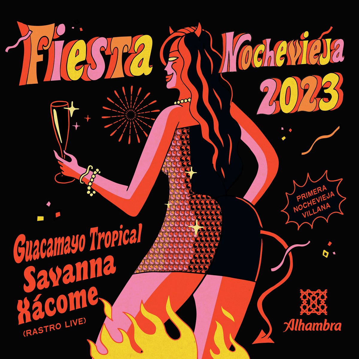 <a href="/salavillanos/">Sala Villanos</a> <a href="/Elena__Salguero/">ELENA SALGUERO</a> <a href="/ABuenoPercusion/">ABueno Percusión</a> <a href="/JulioBarrul/">juliobarrul el indio</a> La primera Nochevieja villana ya está aquí y vamos a hacer el diablo hasta que se nos atraganten las uvas ❤️
El tremendo cumbión de Guacamayo Tropical, Savanna y Xacomé de Rastro Live nos darán una entrada espectacular a 2024
🎟 Consigue tus entradas en link de bio! <a href="/salavillanos/">Sala Villanos</a>