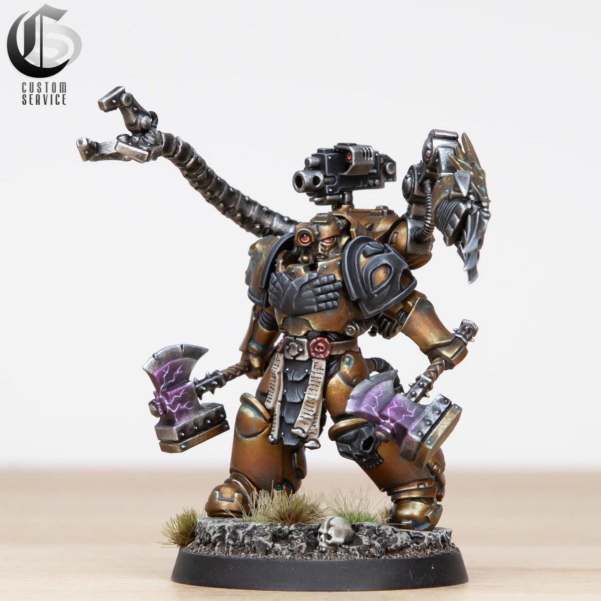 SiegeStudios's tweet photo. A one off bespoke Custom Service Primaris Captain in Gravis Armour which we have created and painted for our client!
Create your Custom Service character:
https://t.co/tNMZ0kykzY
#warhammer #warhammer40k #40k #spacemarines #primarismarines #chaptermaster #siegecustomservice https://t.co/Vehe5yY88d