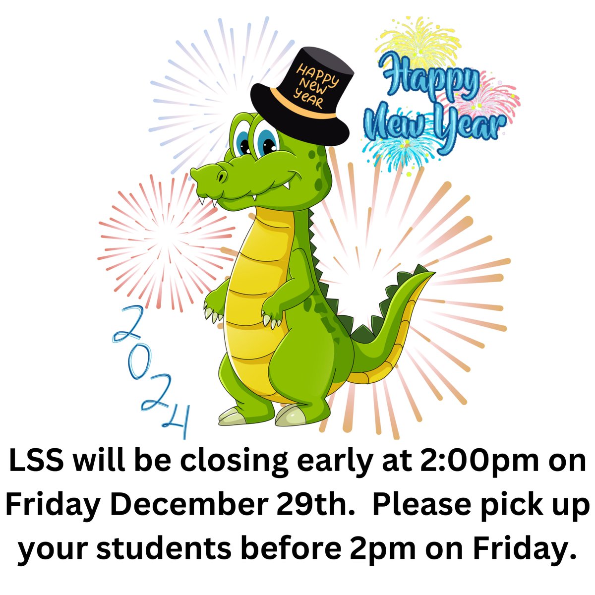 edugators's tweet image. We are closing at 2pm tomorrow (Friday) and will be closed all day Monday!  Please prepare.  Thank you.