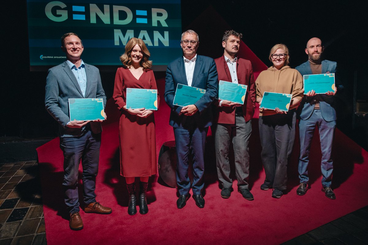 Otevrenka's tweet photo. Připomeňte si s námi vyhlášení cen Genderman 2023 a premiéru inscenace Každá třetí žena. 

📷: Petr Chodura https://t.co/ZST6Qc595E