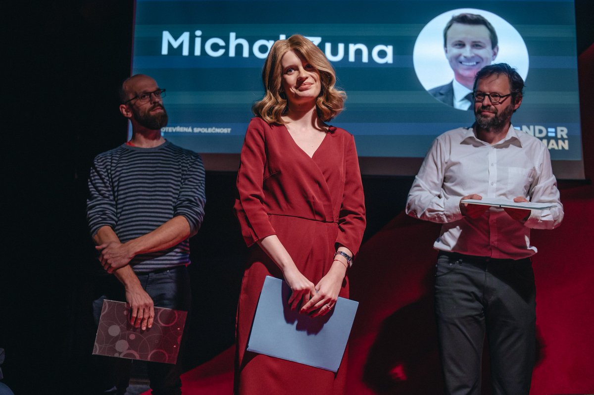 Otevrenka's tweet photo. Připomeňte si s námi vyhlášení cen Genderman 2023 a premiéru inscenace Každá třetí žena. 

📷: Petr Chodura https://t.co/ZST6Qc595E