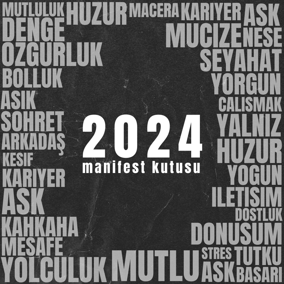 👇🏼İlk gördüğünüz iki kelime 2024 yılının nasıl geçeceğini anlatıyor!🤓