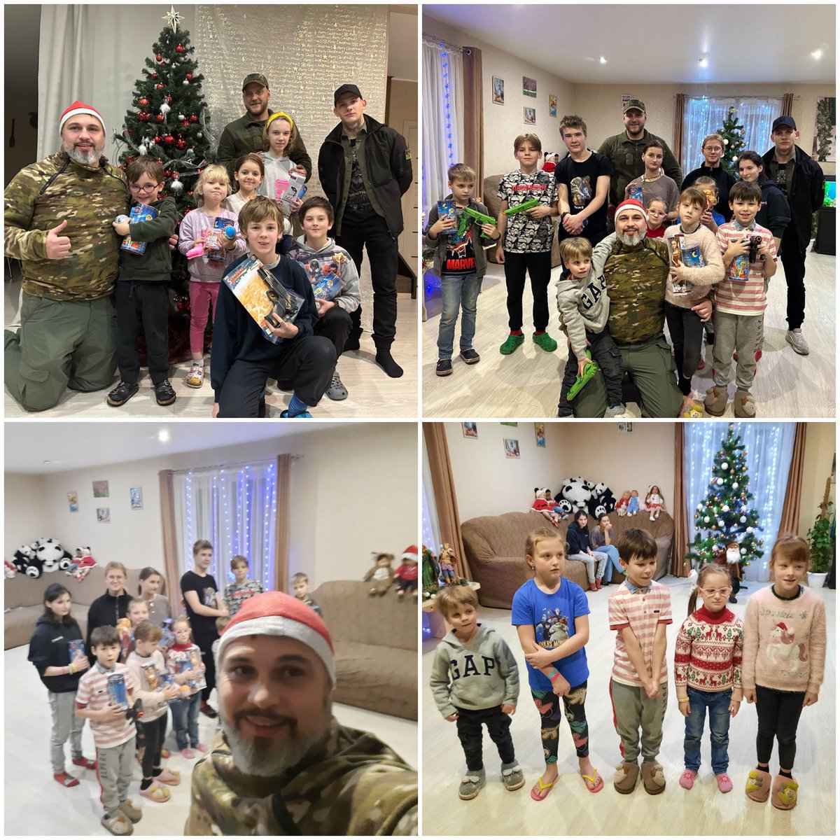 HenriDiasamidze's tweet photo. Santa Kavkaz🤣🤣 visited Lviv in two family-type children's shelters. 24 children received gifts.
Thanks all. Hearts to Hearts 💕 
@AoOLSchool @ghlfound @Mamulashvili_M @KathiaMichaud @Phil_Darin @MandisaurusHeks. 
Be continued HoHoHo https://t.co/3N9LCDm2FU