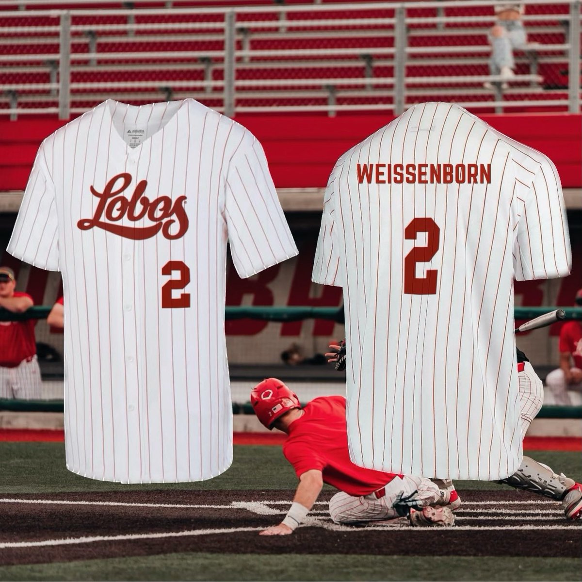 Excited to announce my limited edition jersey is out now thanks to <a href="/SadiesNewMexico/">Sadie's of New Mexico</a>!! Will be available until next week to buy online. Go get yours now! 

Available in all sizes 🐺 ⚾️ 🐾  

Link to purchase: sadiessalsa.com/product/presal…
<a href="/UNMLoboBaseball/">UNM Baseball</a> <a href="/UNMLOBOS/">New Mexico Lobos</a>