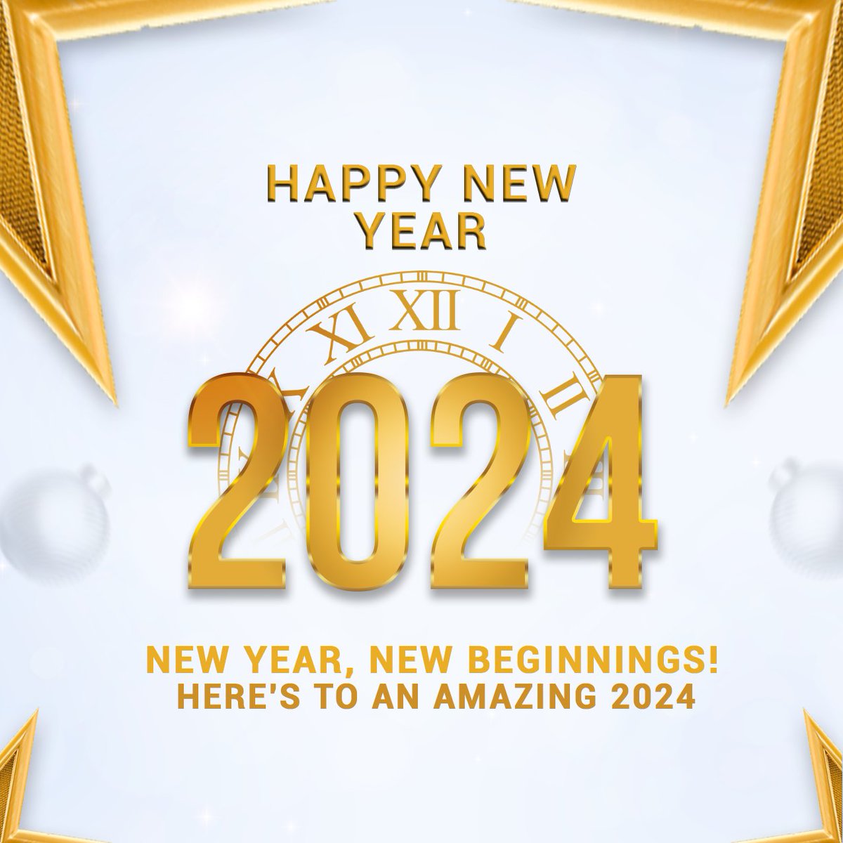 Cheers to 2024! At midnight, embrace a year of hope, joy, and possibilities. May success, laughter, and love fill your days. Here's to memories and milestones. Happy New Year!
