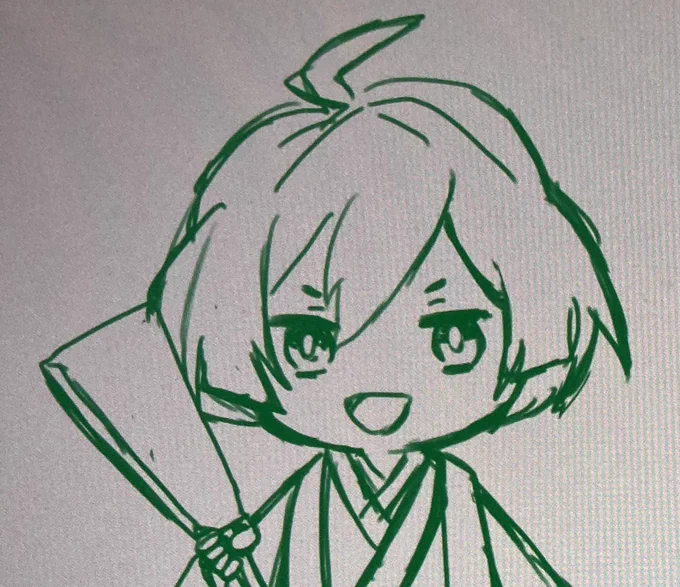 年賀イラスト作業