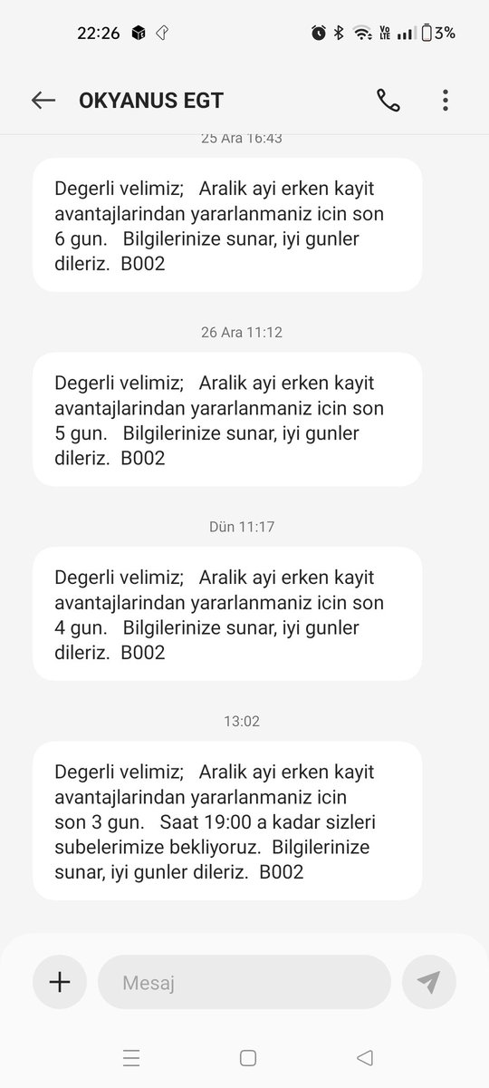 didemb32's tweet photo. 2024-2025 yılı için 4. Sınıf kayıt ücretine bir önceki yıla oranla  %140 zam yapmak nasıl bir özgüvendir? Daha bakanlık sınır zam miktarını açıklamadan her gün geri sayımla aba altından sopa göstermek neyin telaşıdır @tcbestepe @tcmeb @okyanuskoleji @CBegitimogretim https://t.co/Xge27LsCDr