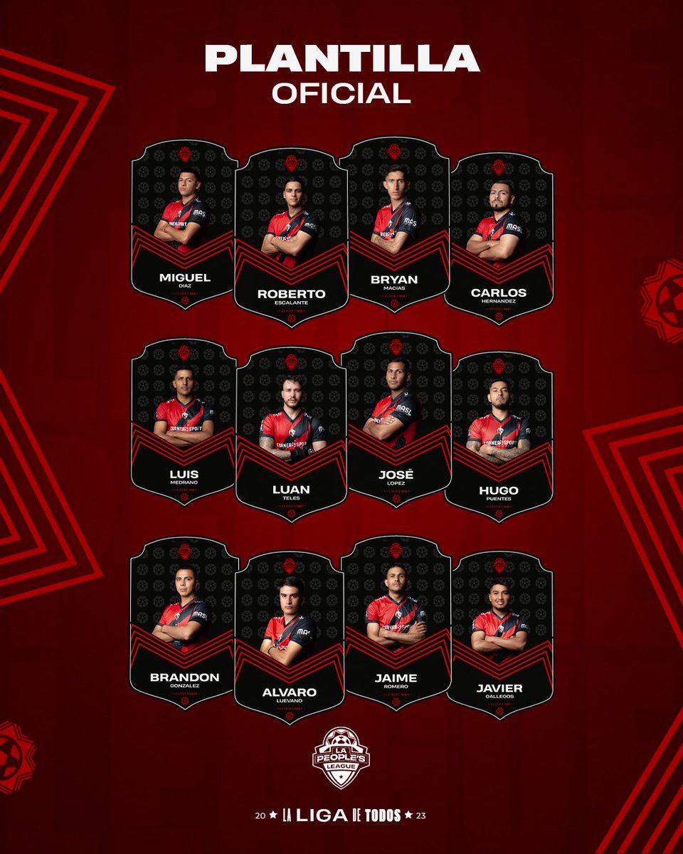 🔥¡Este 2024 vamos por todo! Ya somos parte de @lapeoplesleague encabezados por @chumeltorres 

⚽️Pulso Salvaje en la #LaLigaDeTodos

#peoplesleague #lapeoplesleague #laligadetodos #elpulsosalvaje