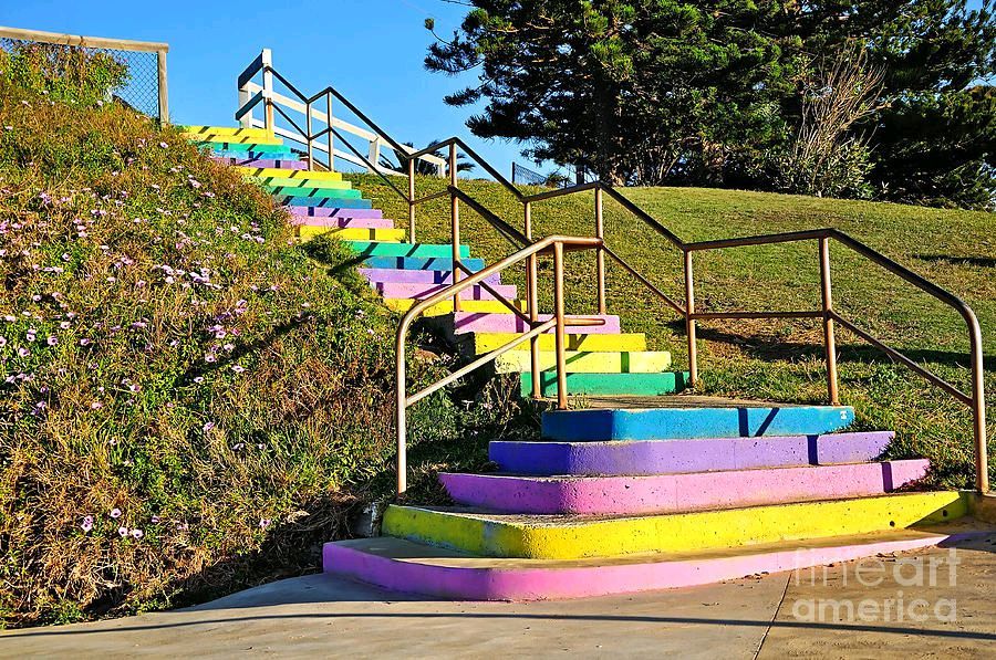 KayeMenner's tweet photo. #Rainbow #Steps #Collaroy #Beash #Sydney Print by Kaye Menner #Photography  Wide variety #Prints &amp; lovely #Products at:
 https://t.co/vbjhsykHwW
#Photography  Wide variety #Prints &amp; lovely #Products at: https://t.co/KacxD4svEz