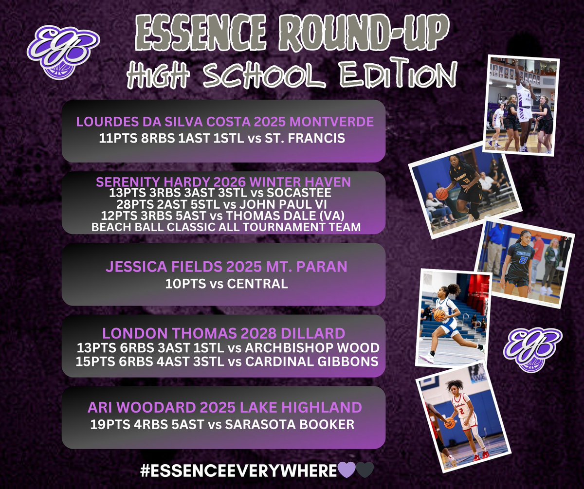 EssenceGirlsBB's tweet photo. #EGBHighSchoolEdition #EssenceEverywhere #PaintTheSouthPurple💜🖤 #EssenceRoundUP https://t.co/f30MjdYdEG