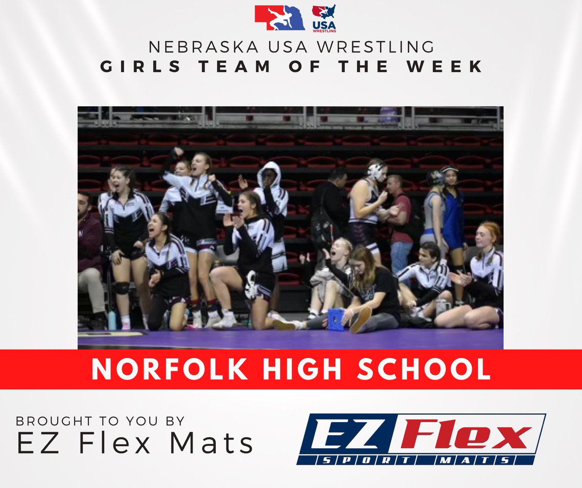 NEUSAWrestling's tweet photo. Your NEUSAW Girls Team of the Week is Norfolk High School! The Norfolk girls edged out a very talented Omaha Westside team 193 to 164 to win the Wisner-Pilger Invite! Congratulations Girls! 

Photo Creds: Dru Kastler https://t.co/GelXal6Ap4