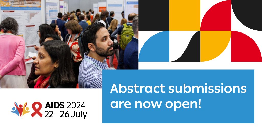 #AIDS2024 abstract submissions close on 23 January 2024! ✅ Submit now to potentially share your research at the world's largest conference on #HIV & #AIDS, taking place in #Munich & virtually from 22 to 26 July 2024! Find out more 👉 bit.ly/3G27r44