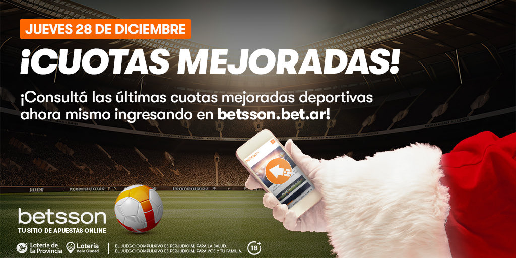 ⁦<a href="/Betsson_ARG/">Betsson Argentina</a>⁩ es el casino online más emocionante de Argentina! Podés acceder a un bono de bienvenida que duplica tu primer depósito hasta $50.000. Entrá al link y viví una experiencia única!

promociones.pba.betsson.bet.ar/sports-festive…