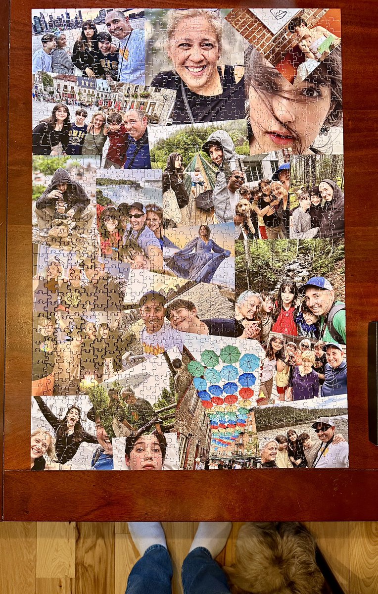 My POY puzzled together and family completed #together #family