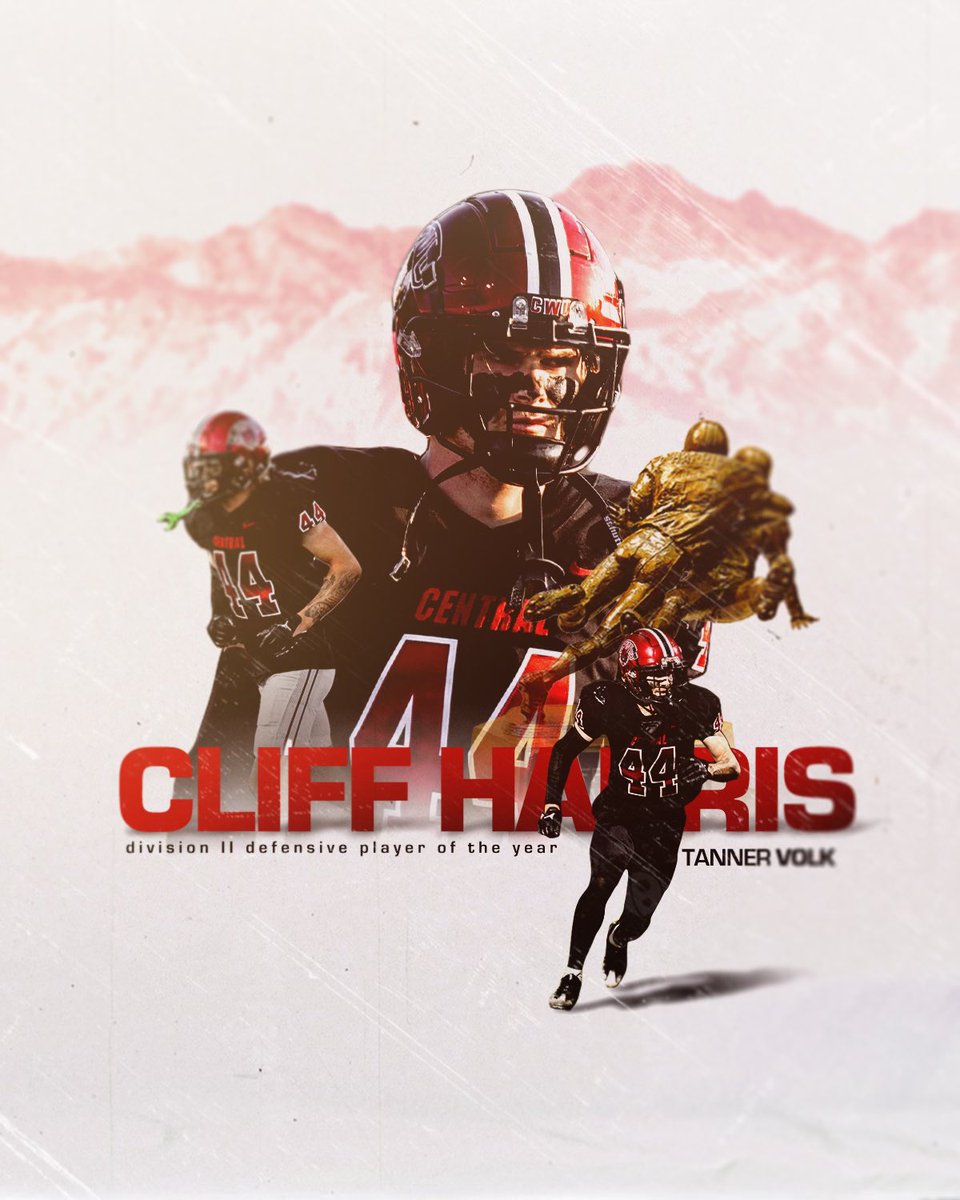 ☝️of ☝️

@tannervolk is the FIRST EVER JUNIOR AND WILDCAT TO WIN THE CLIFF HARRIS AWARD!! 👏

The award is presented to the top defensive player in the nation in NCAA Division II! 

Congratulations Tanner! ❤️🖤

#reigncrimson
