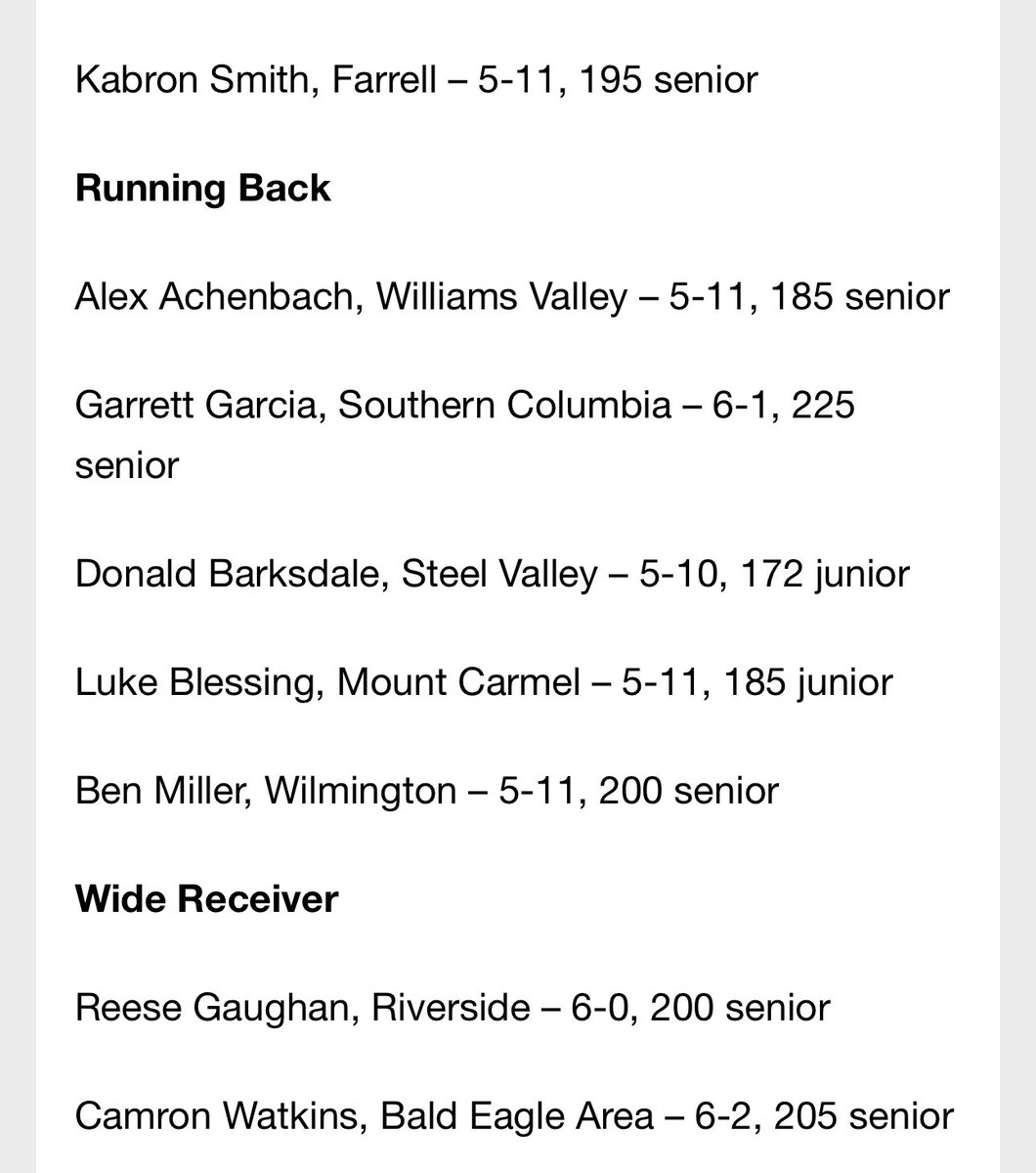 Blessed to be named First Team All-State Runningback!! @GOBIGRED19 @JK_SpeedKillz @StarIncPT