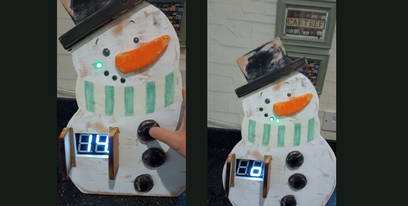 E14Community's tweet image. Huw built a cheerful seasonal decoration to to count down the sleeps until Christmas for the children in the family: bit.ly/3vbiBkZ #Project14 #HolidaySpecial